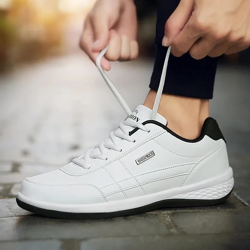 Morgan - Men's Casual Breathable PU Leather Sneakers