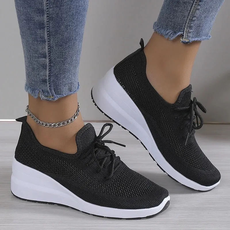 MUTIARA | Breathable Knit Casual Sneakers