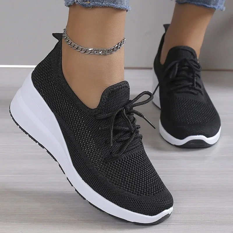 MUTIARA | Breathable Knit Casual Sneakers