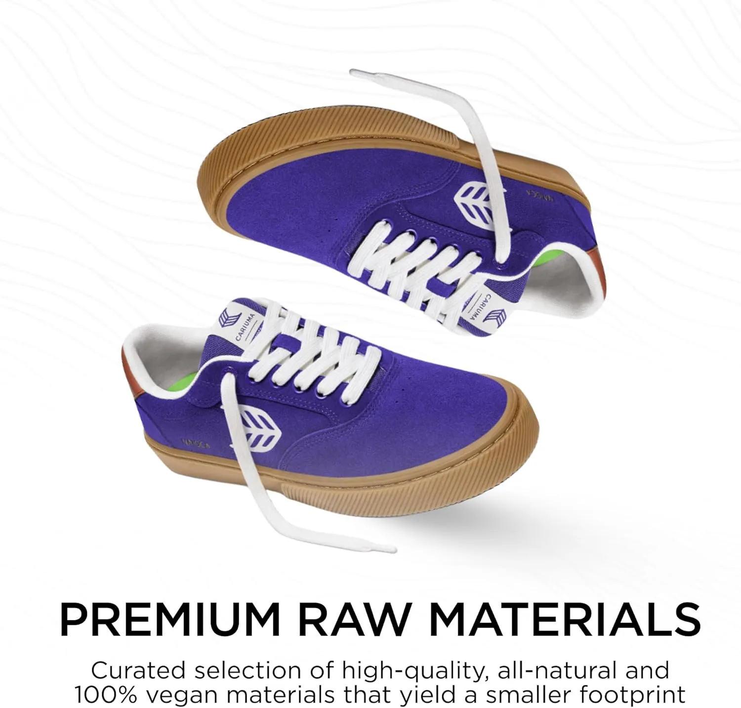 NAIOCA Suede Sneakers, Comfortable Shoes for Women, Lightweight & Sustainable, Versatile Casual Footwear with 100% Vegan Insoles, Rubber Soles