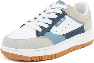 Nautica Boys Low-Top Sneakers, Basketball Tennis Shoes for Kids, Outdoor School Running Shoes - Sizes for Big Kid/Little Kid