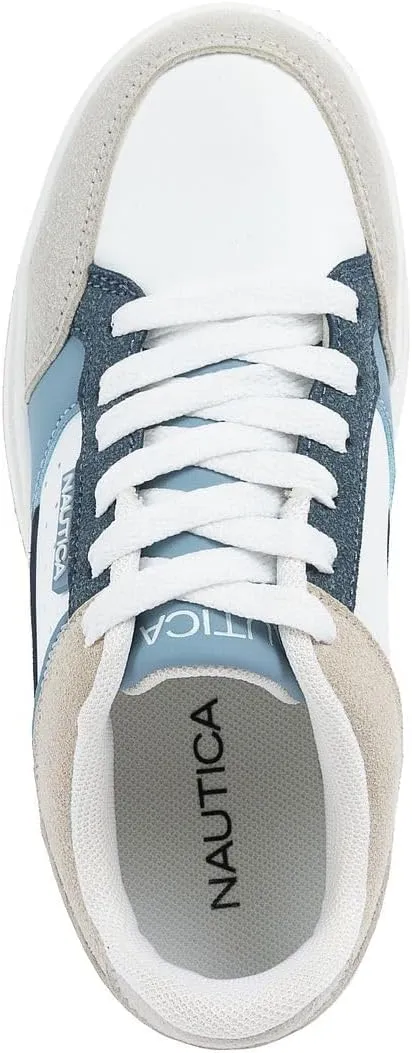 Nautica Boys Low-Top Sneakers, Basketball Tennis Shoes for Kids, Outdoor School Running Shoes - Sizes for Big Kid/Little Kid