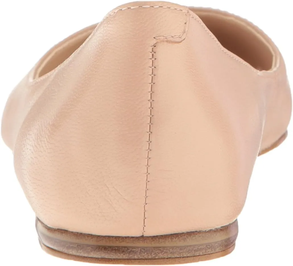 Nine West Women's Speakup Leather Pointed Toe Flat