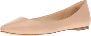 Nine West Women's Speakup Leather Pointed Toe Flat