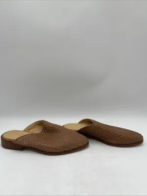 Nisolo Ama Woven Mule Sandals Brown Size 6 - Very Good