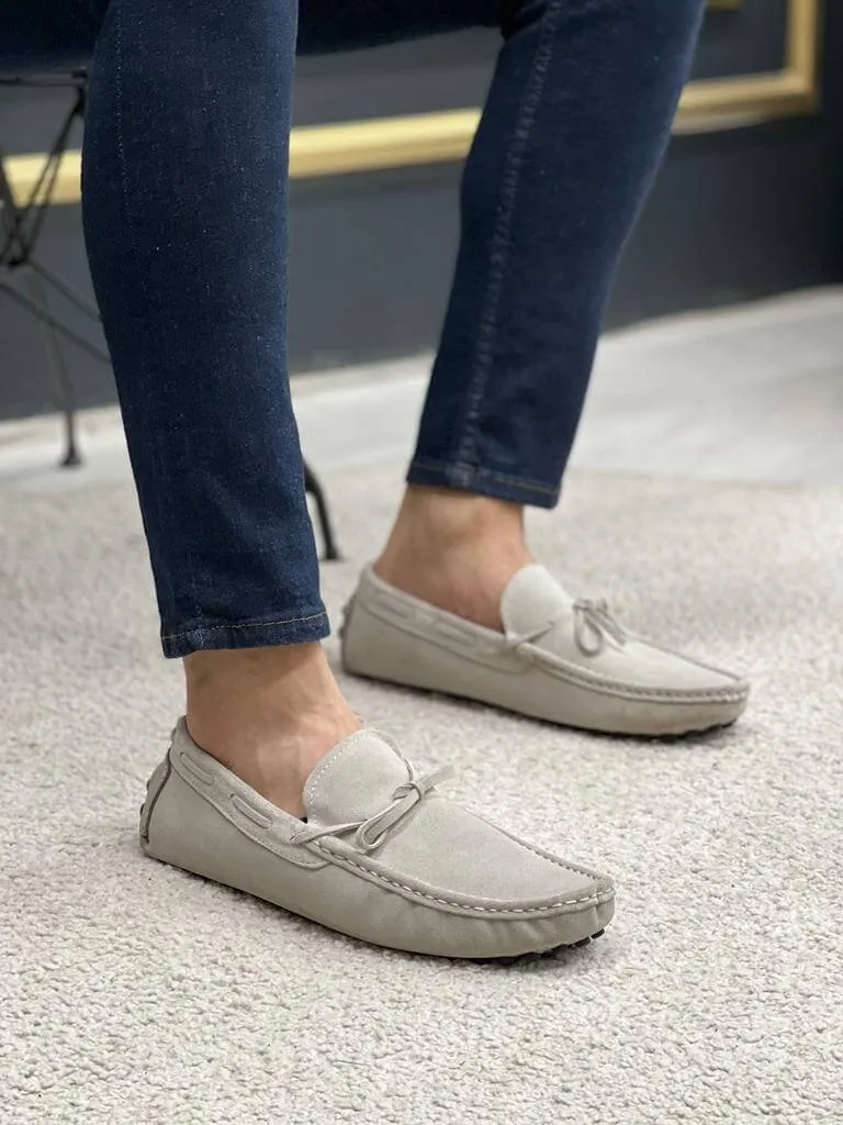 Oakmond Beige Driving Loafers