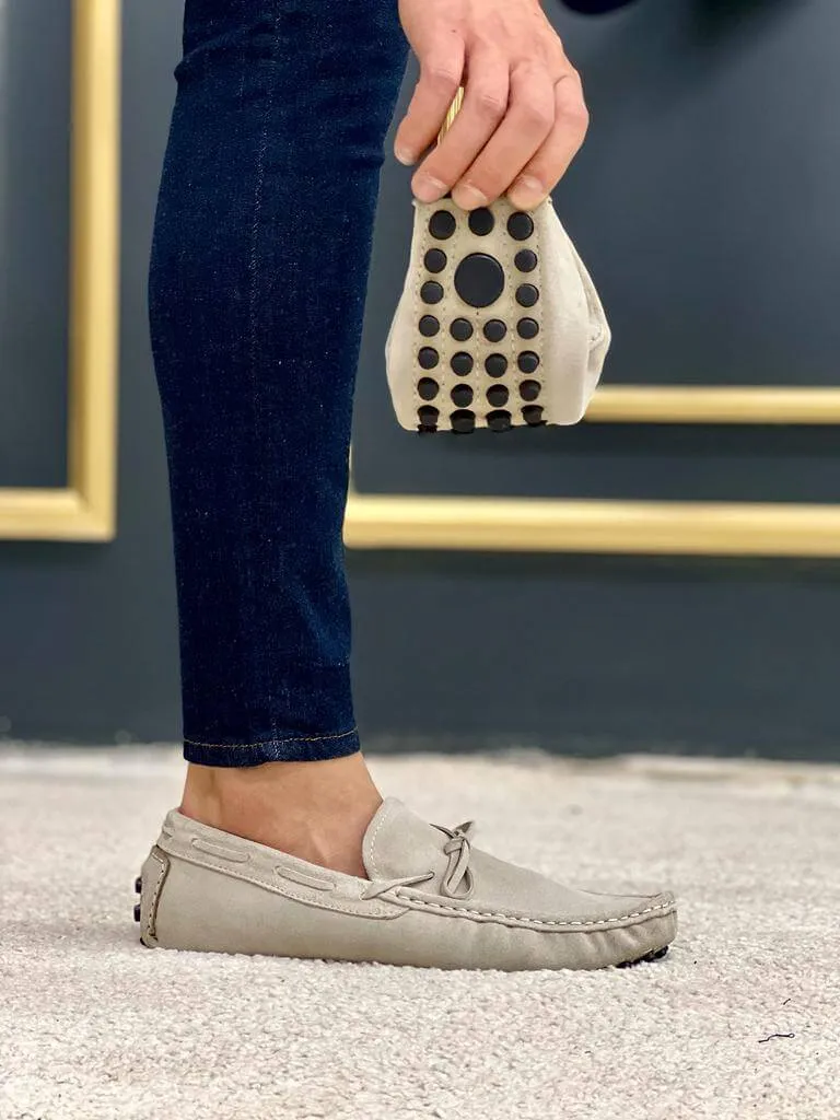 Oakmond Beige Driving Loafers