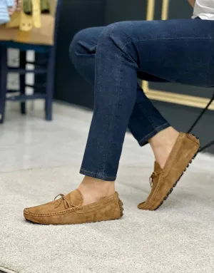 Oakmond Camel Driving Loafers