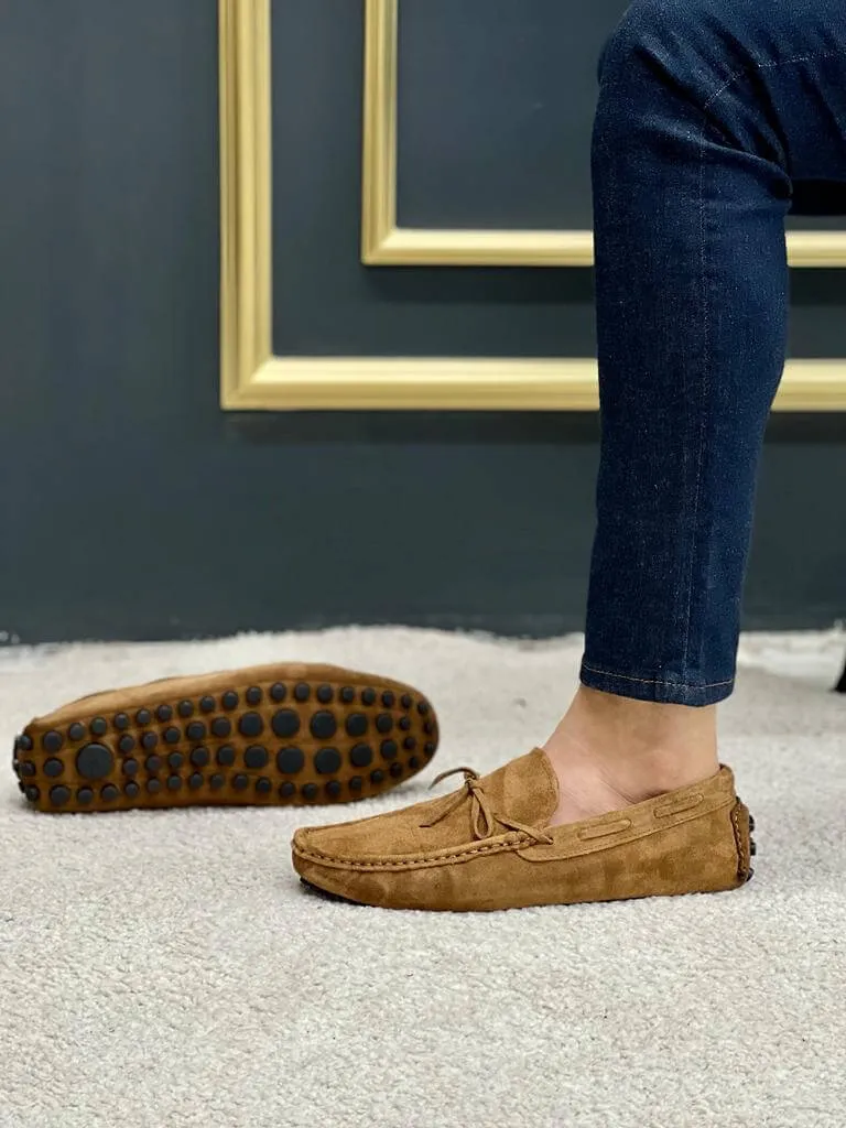 Oakmond Camel Driving Loafers