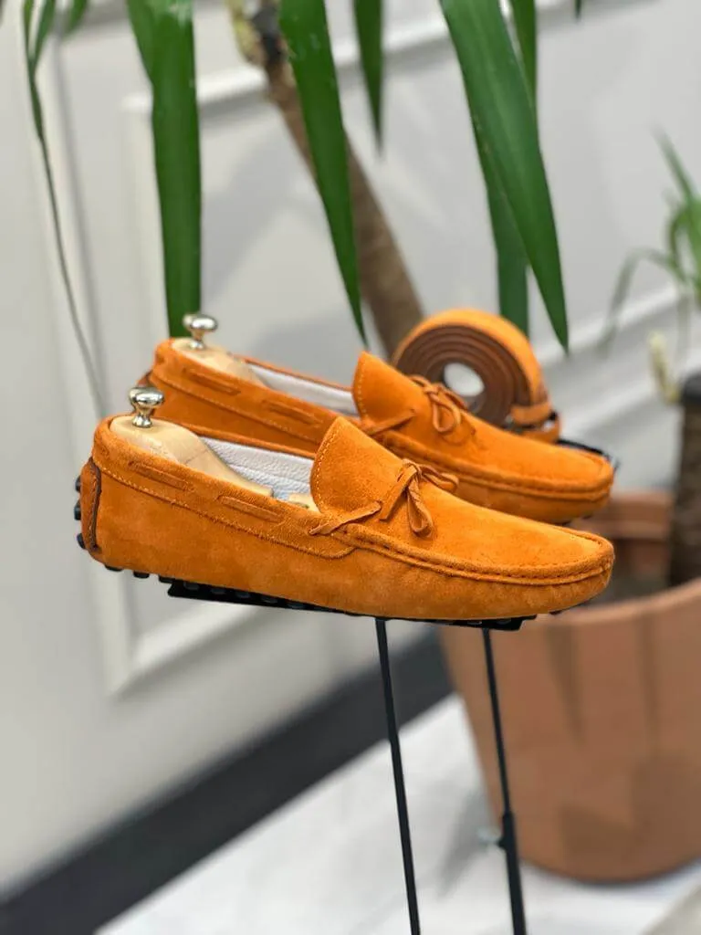 Oakmond Orange Driving Loafers