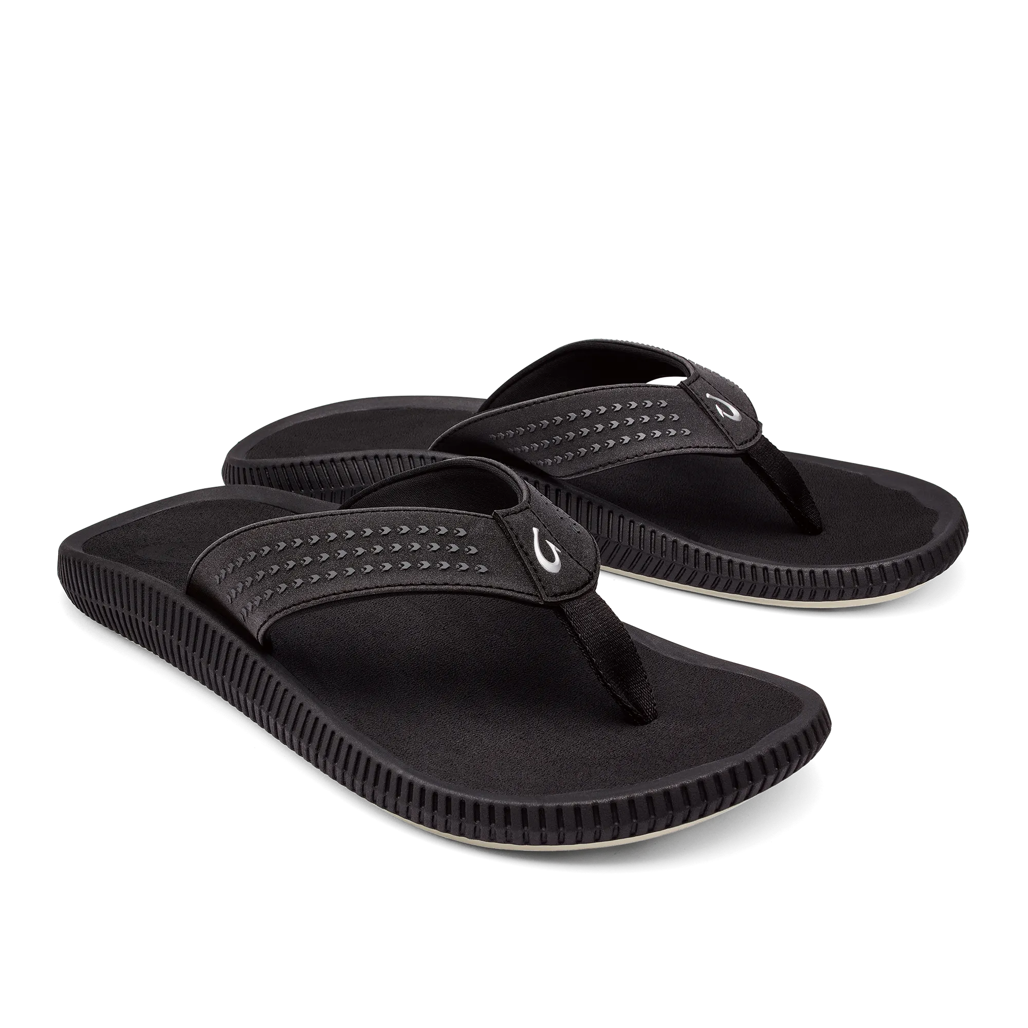 OLUKAI ULELE MENS SANDAL - BLACK