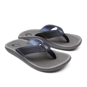 OLUKAI ULELE MENS SANDAL - BLUE DEPTH/CHARCOAL