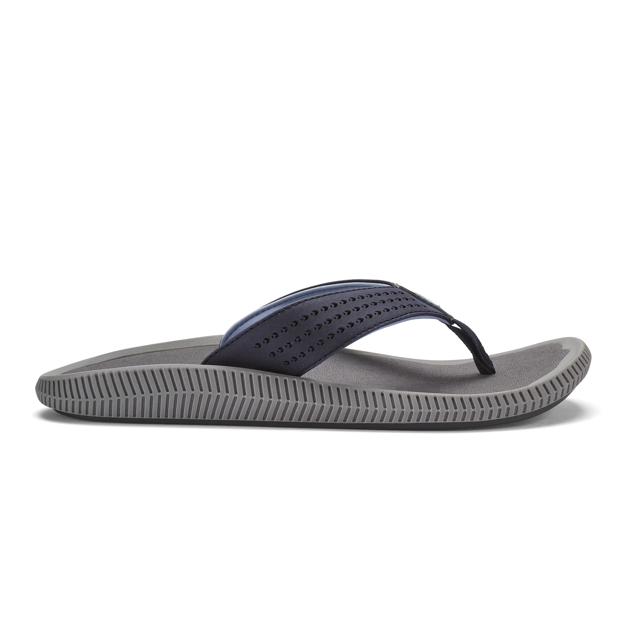 OLUKAI ULELE MENS SANDAL - BLUE DEPTH/CHARCOAL