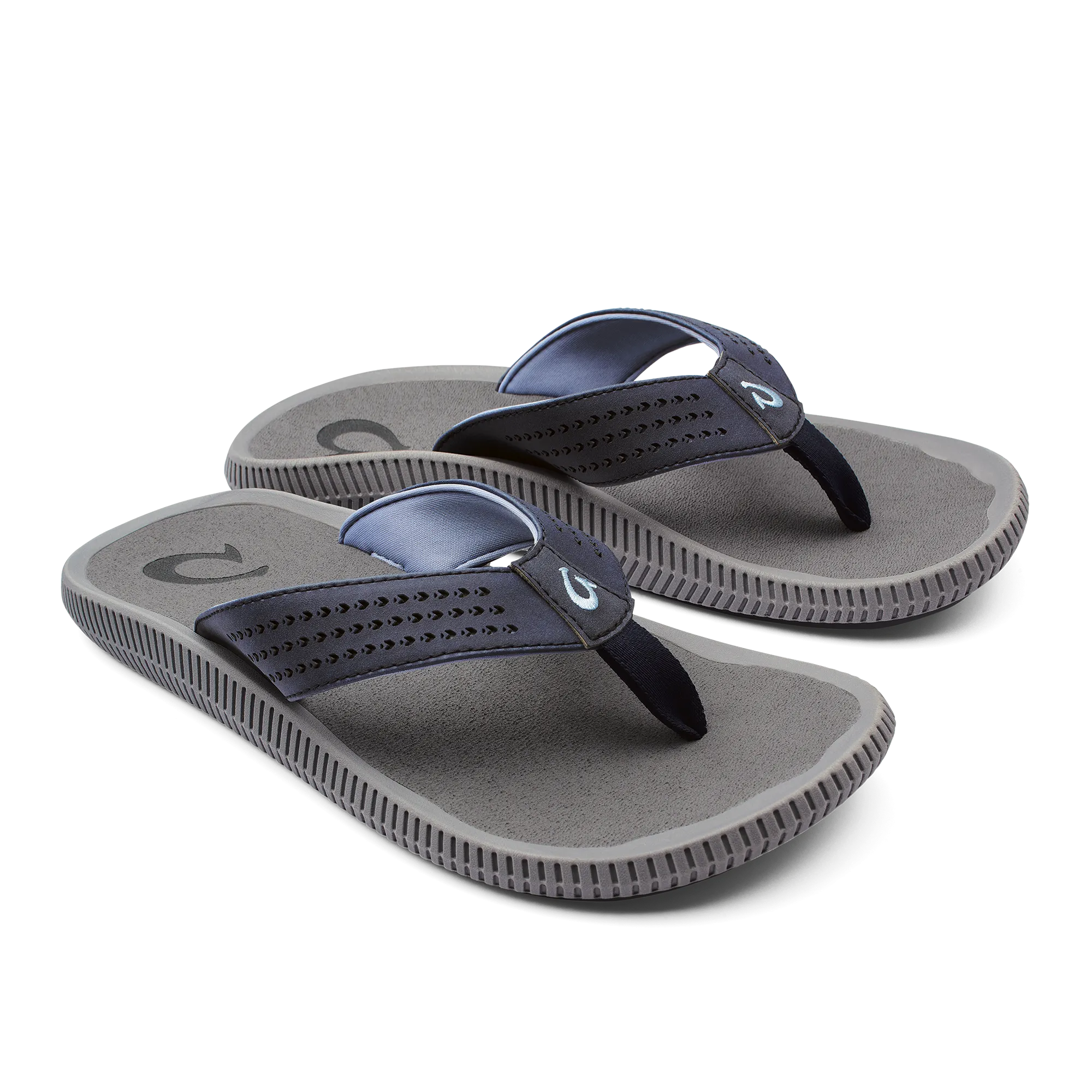 OLUKAI ULELE MENS SANDAL - BLUE DEPTH/CHARCOAL