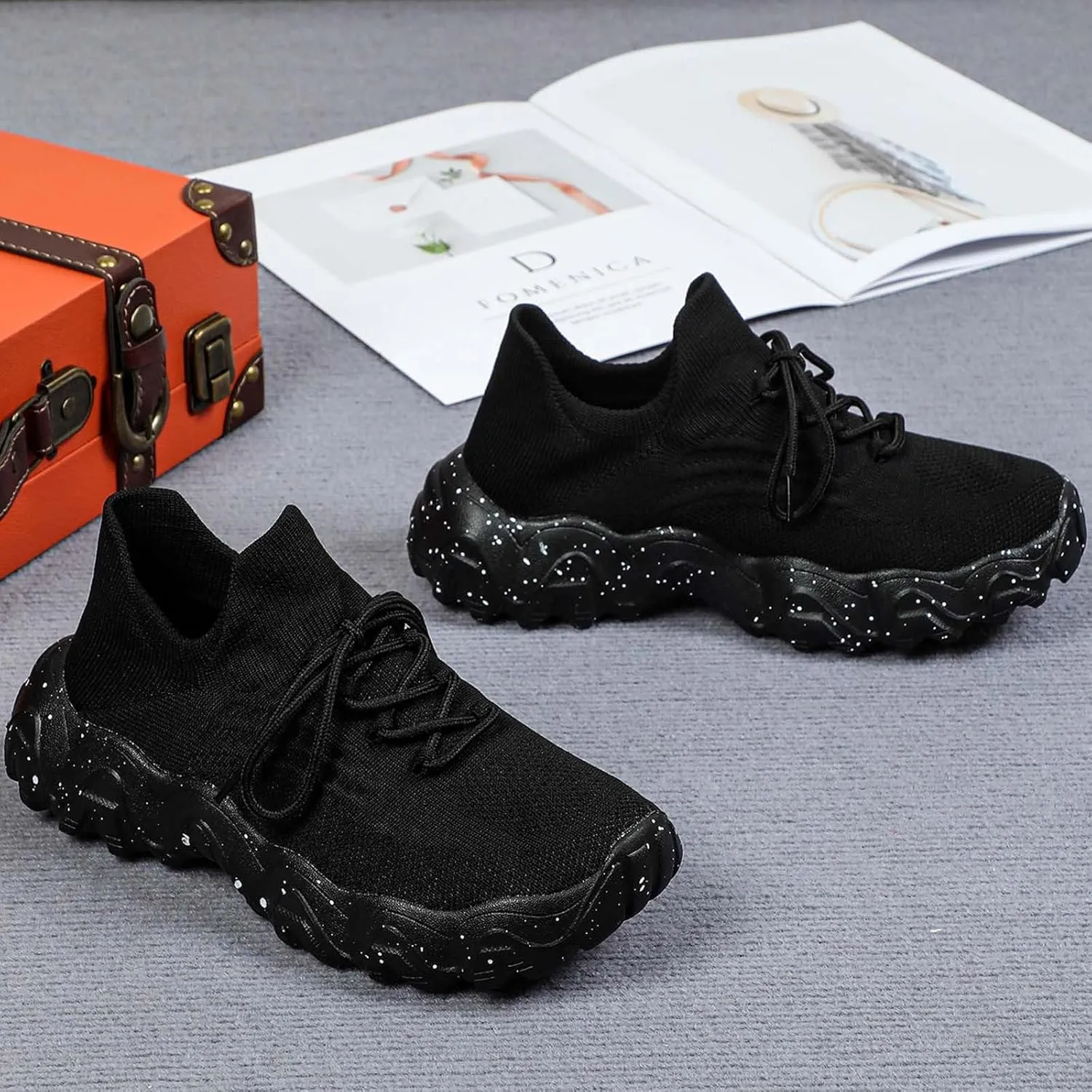 Ortho Pro Shoes for Women, Nurse Babe Shoes, Women's Mesh Orthopedic Classic Lace Up Sneakers Shoes