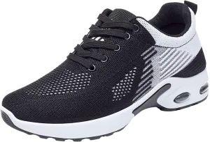 Orthopedic Tennis Shoes for Women, Air Cushion Comfort Wear Orthowear Shoes for Women with Arch Support, Women's Fashion Sneakers Breathable Sports Casual Walking Running Jogging Shoe