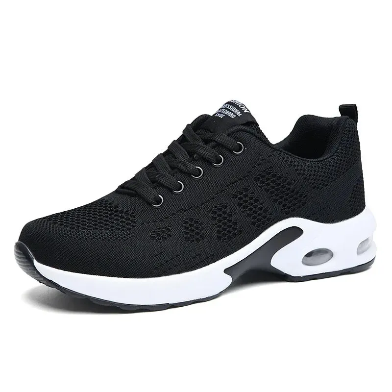 Outdoor Breathable Mesh Sneakers - Height Increasing Light Walking Shoes