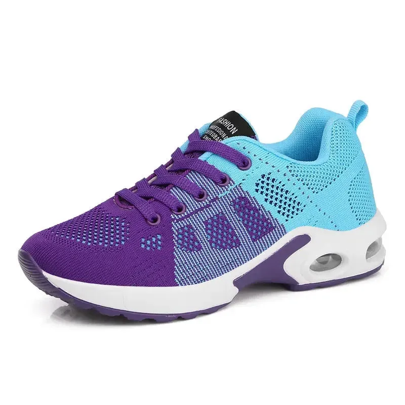 Outdoor Breathable Mesh Sneakers - Height Increasing Light Walking Shoes