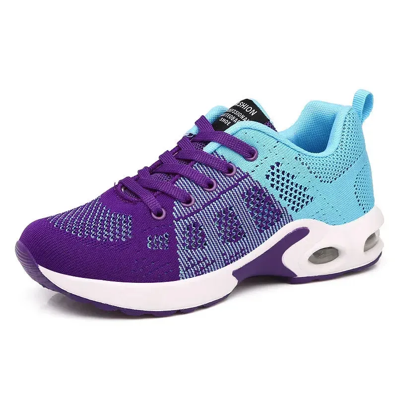 Outdoor Breathable Mesh Sneakers - Height Increasing Light Walking Shoes