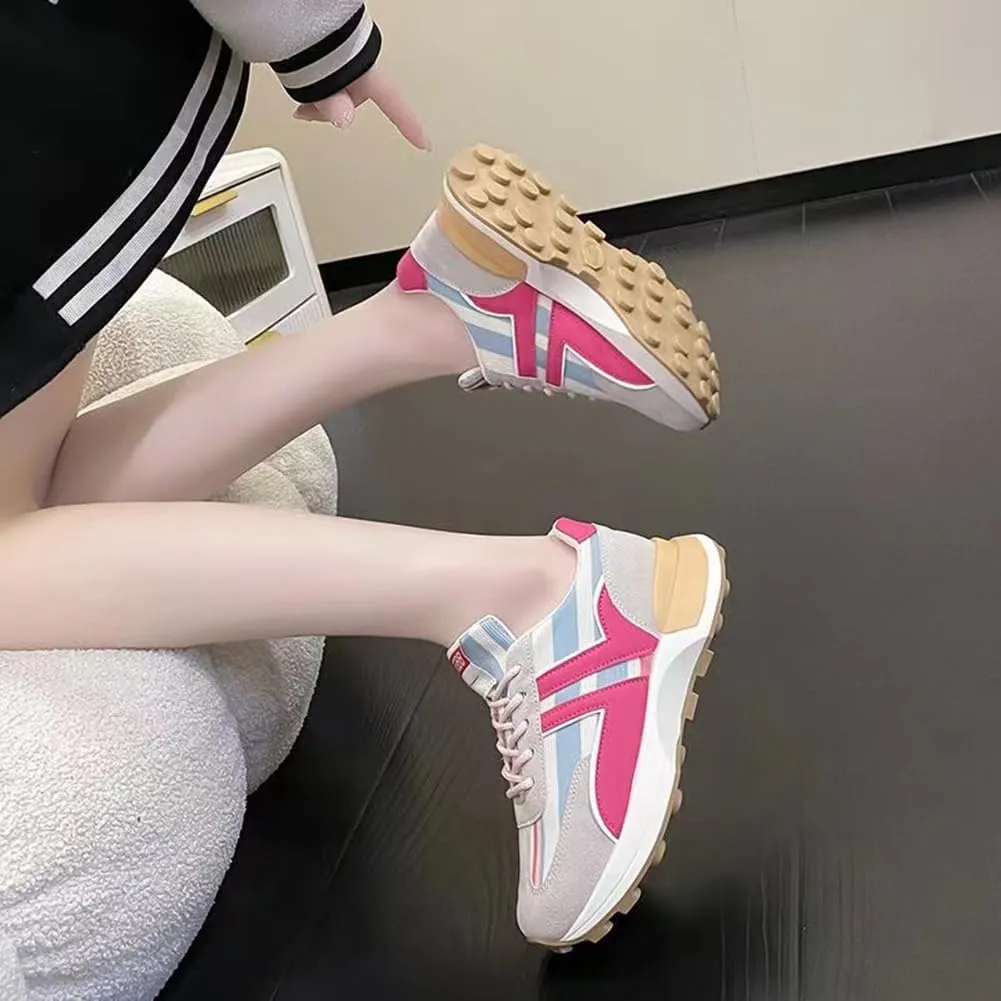 Padgene Sneakers for Women Casual Walking Shoes Comfortable Tennis Lace Up Non-Slip Running Shoes Womens Fashion Sneakers