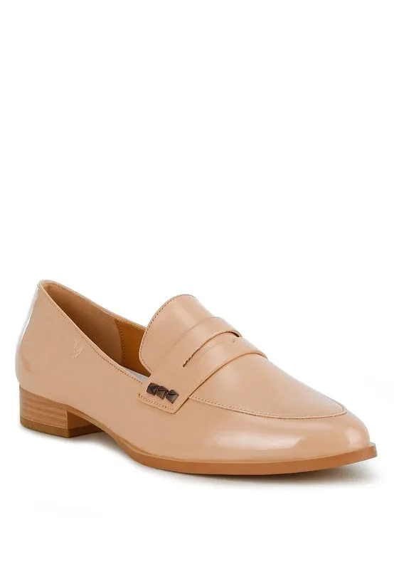 Patent Pleather Penny Loafers