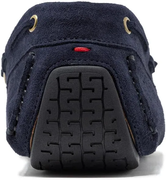 Piloti Mens Driving Shoes, Stylish Comfortable Atlas Italian Suede Soft Lightweight Footwear, Casual Classy Everyday Sneakers
