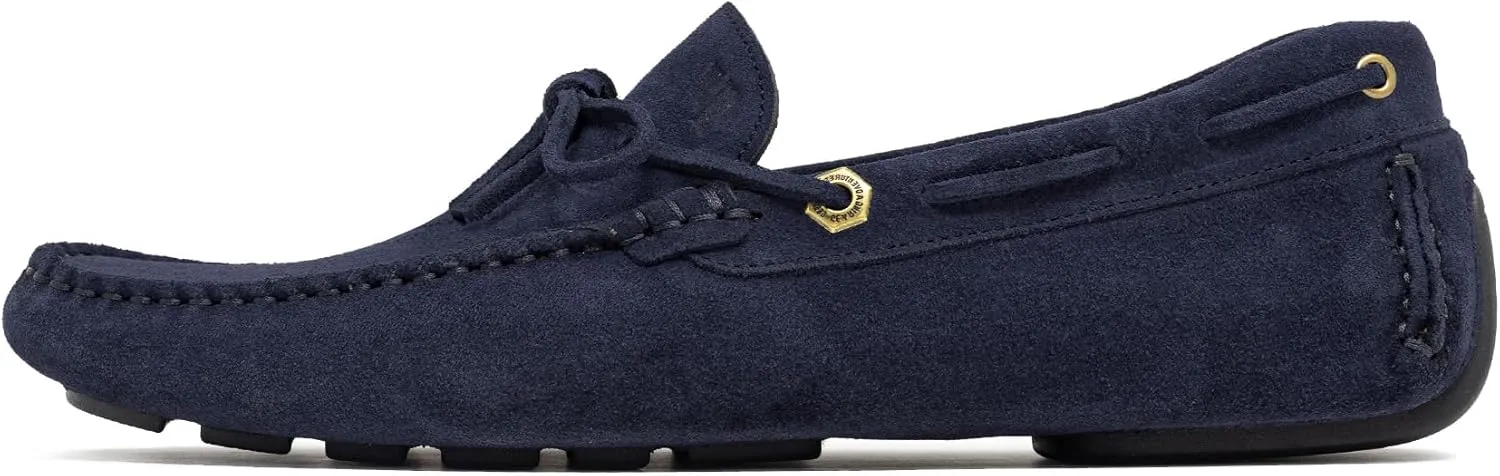 Piloti Mens Driving Shoes, Stylish Comfortable Atlas Italian Suede Soft Lightweight Footwear, Casual Classy Everyday Sneakers