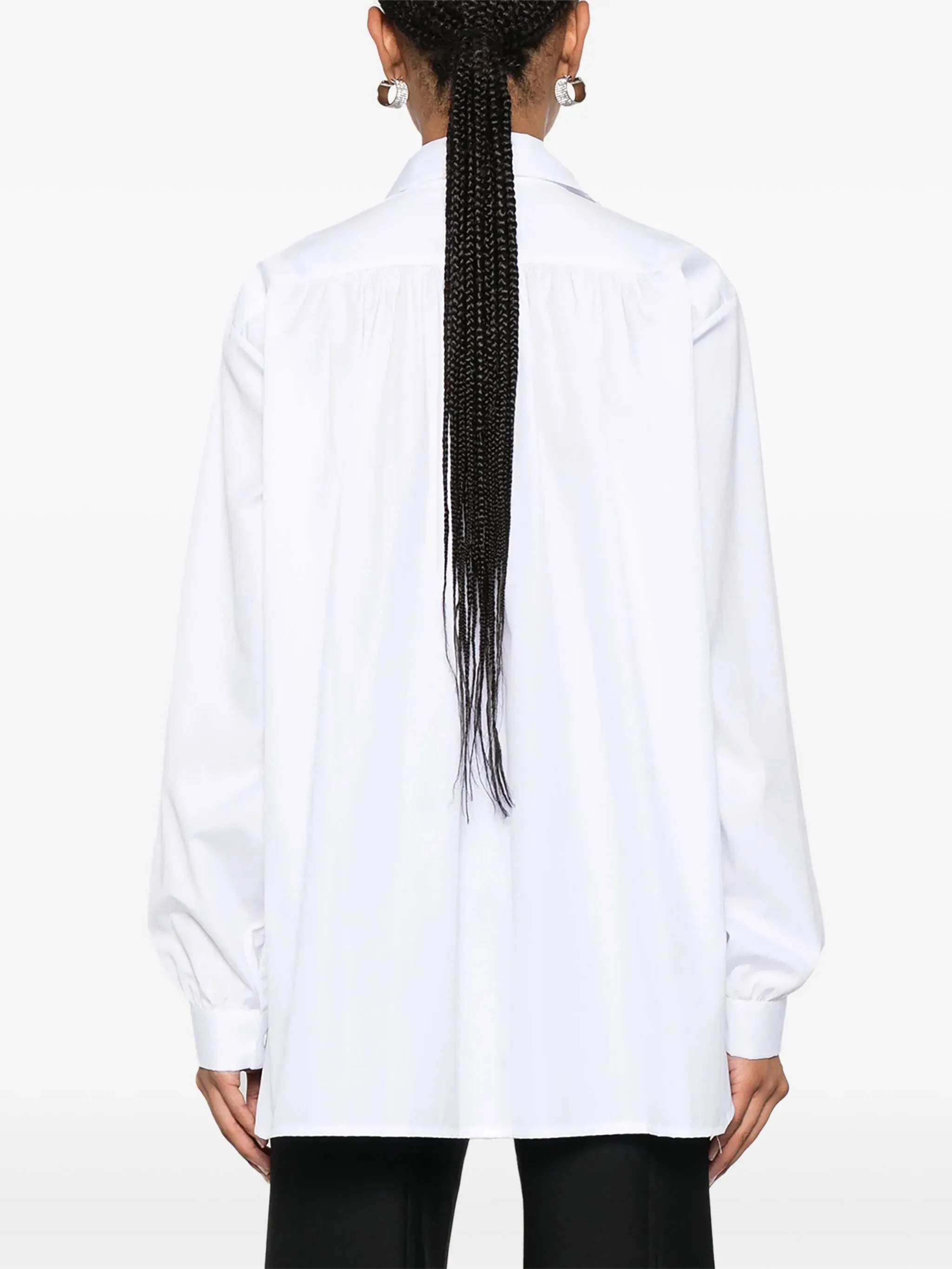 Pleat-detail Shirt