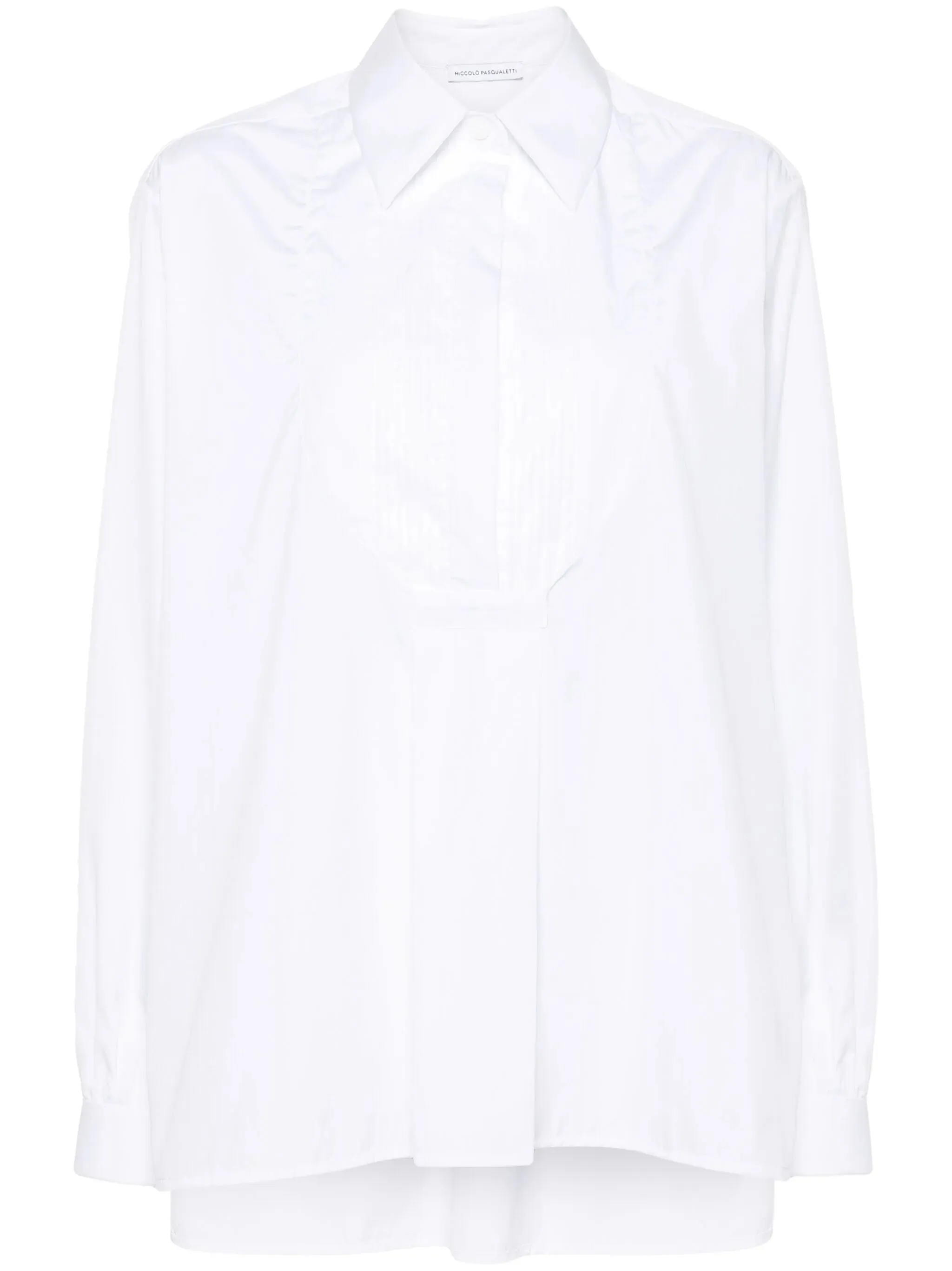 Pleat-detail Shirt
