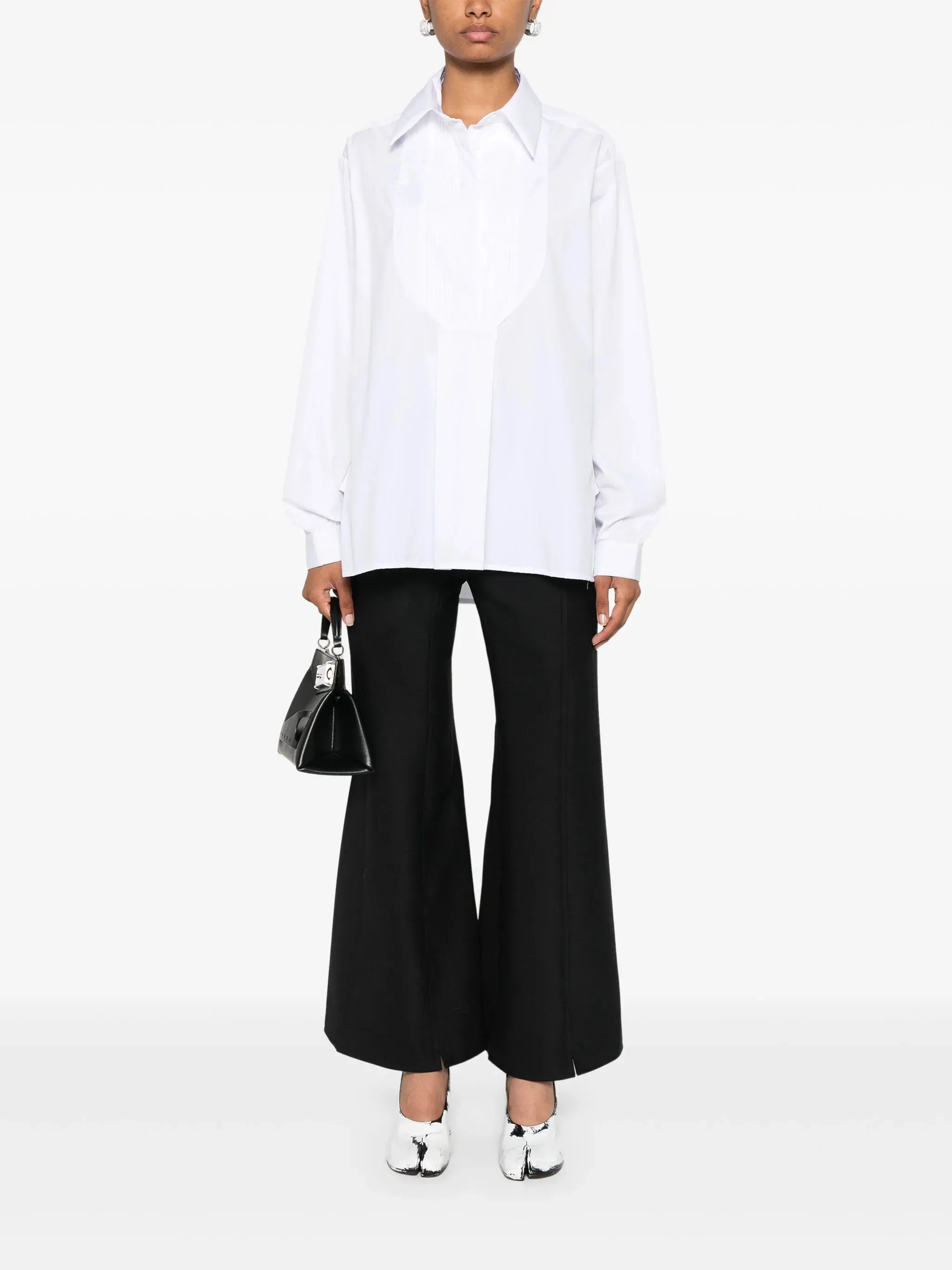Pleat-detail Shirt
