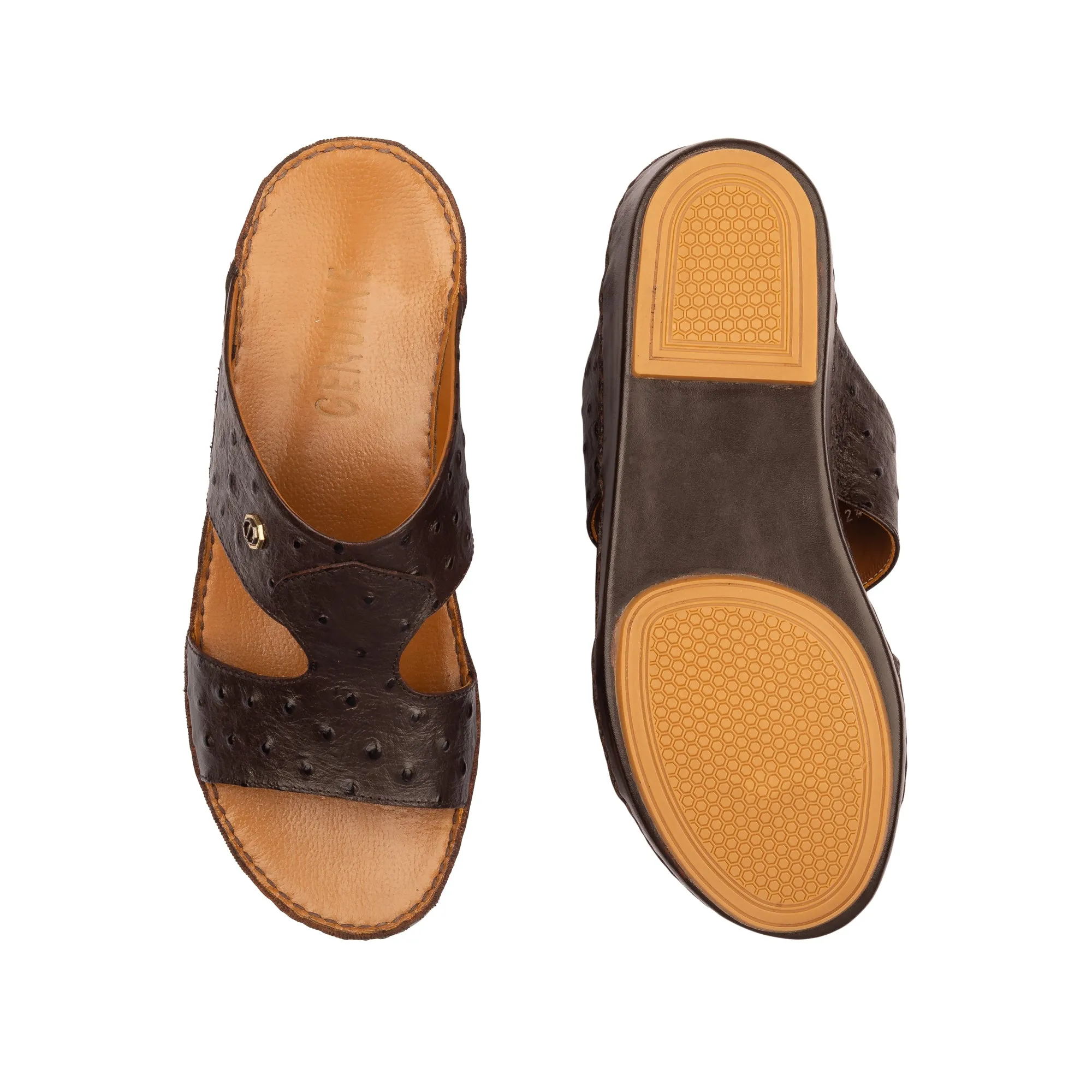 Premium Ostrich Arabic Sandal