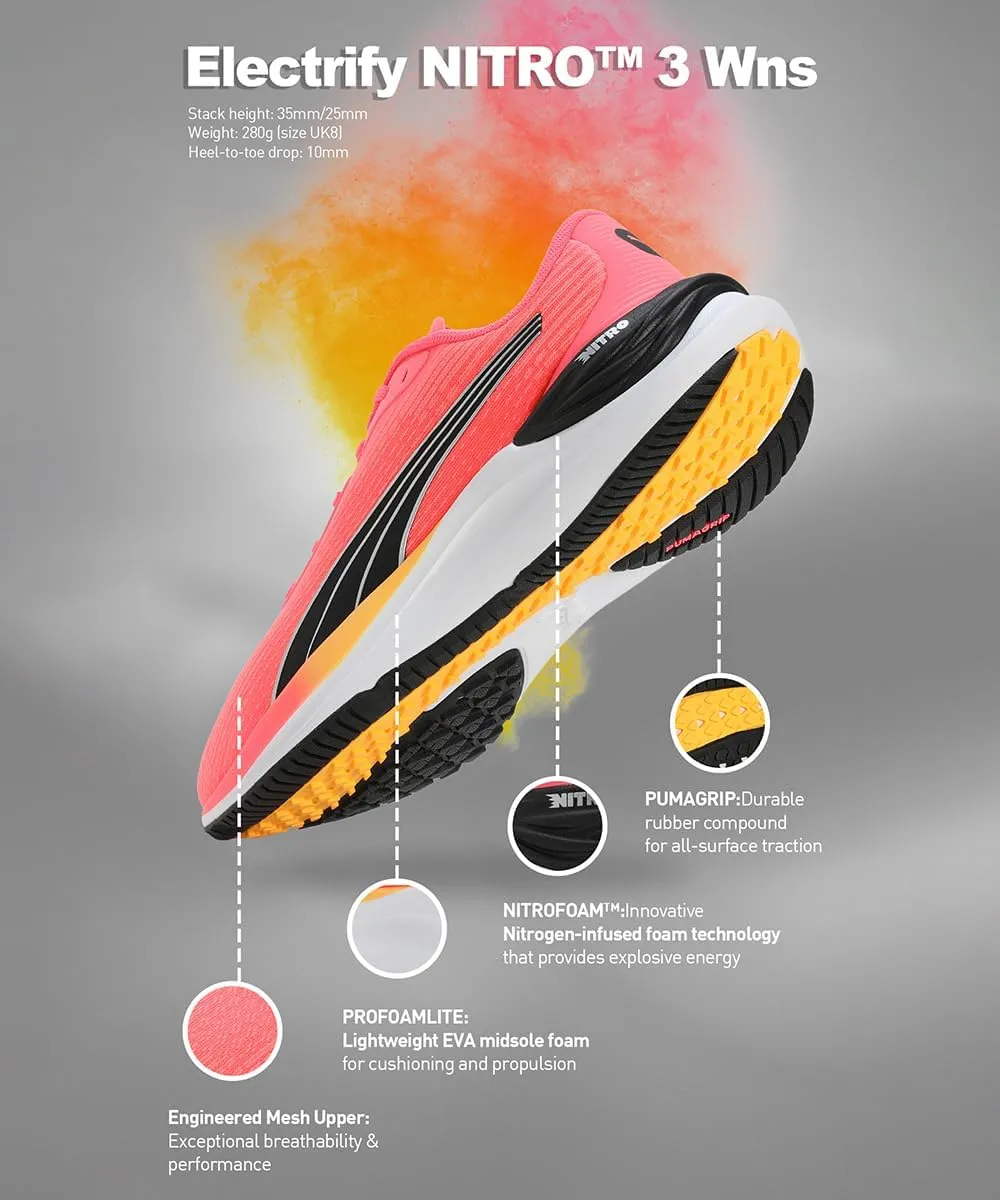 Puma Womens Nitro 3 FF WNS Road Running Shoes