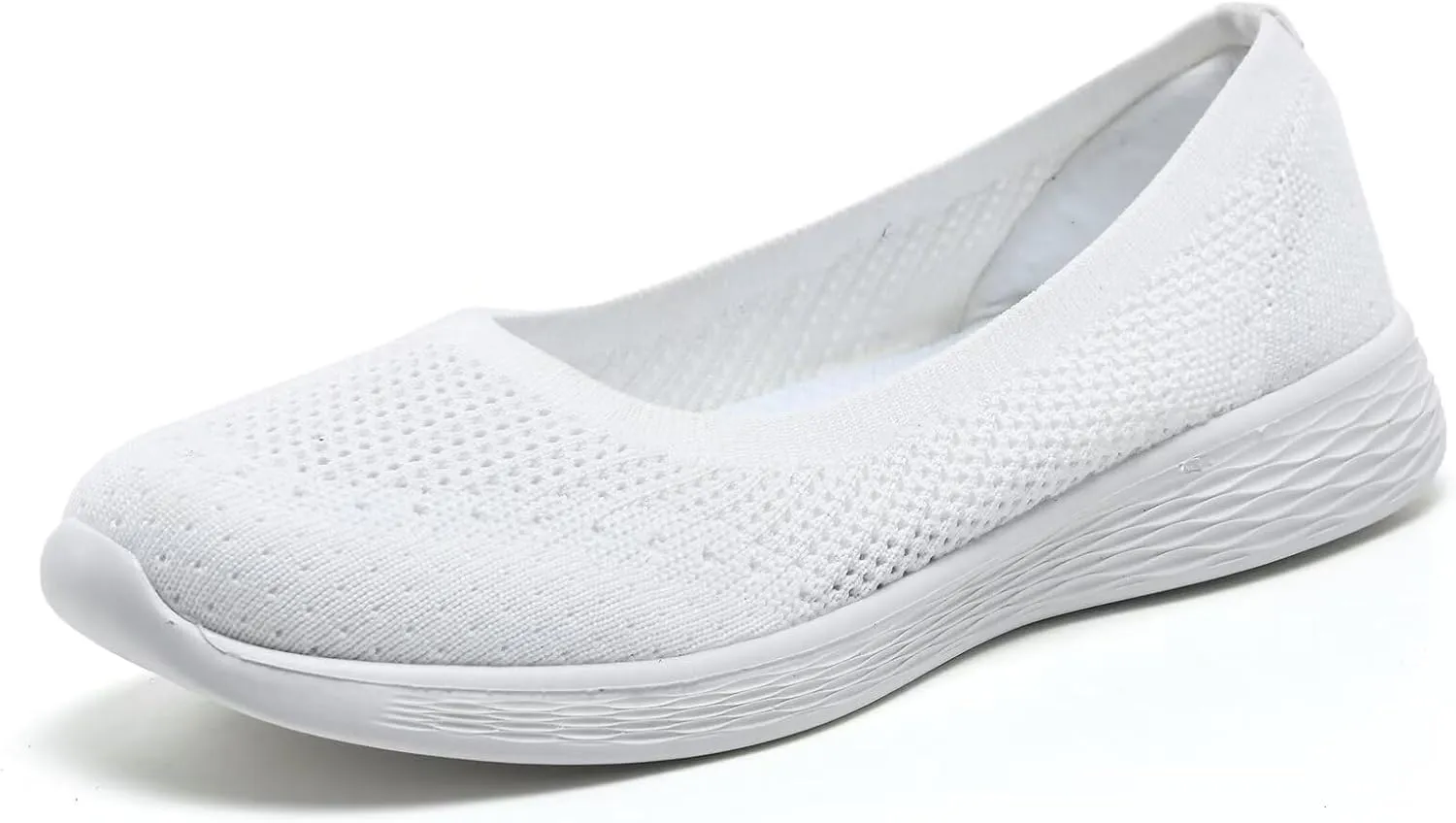 Puxowe Women's Shoes for Women Round Toe Slip on Women's Walking Flat Shoes Memory Foam Shoes Mesh Casual Nurse Sneakers Dress Shoes
