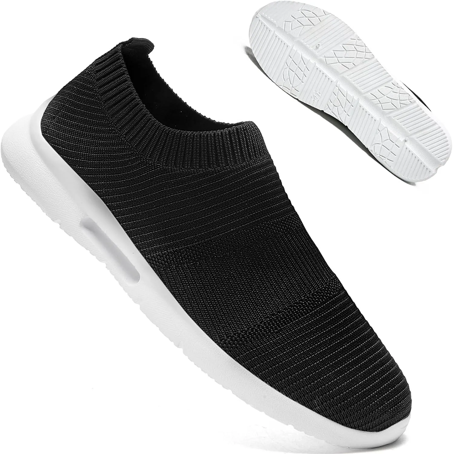QIJGS Slip on Shoes for Men Running Tennis Athletic Gym for Men Mesh Lightweight Sports Fashion Workout Casual Sneakers