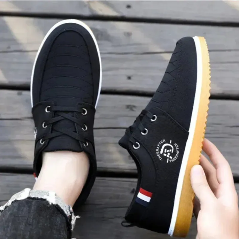 Rafter Men's Casual Canvas Sneakers - Lightweight and Breathable Walking Loafers