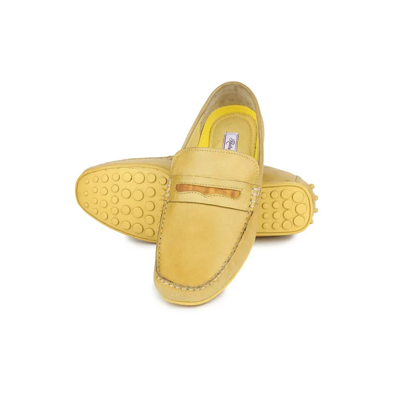 Red Tape Men Yellow Driving Shoes