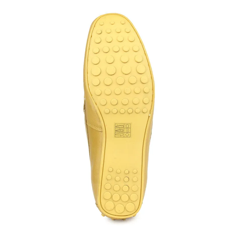 Red Tape Men Yellow Driving Shoes