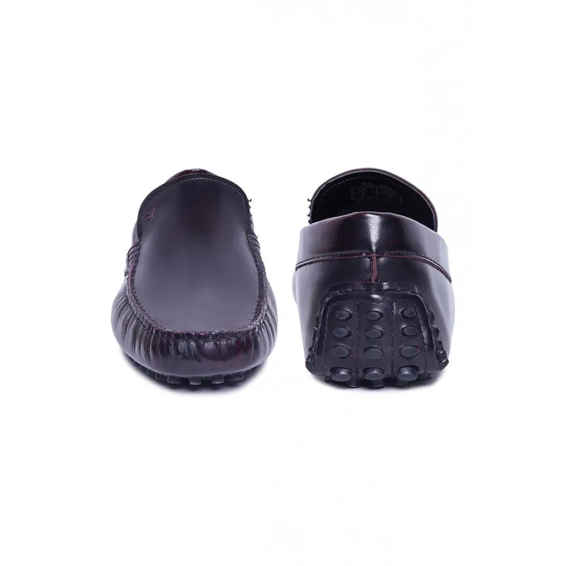 RedTape Men Bordo Driving Shoes