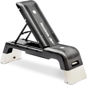 Reebok Fitness Adjustable Weight Bench and Workout Deck: Multipurpose Fitness Home Gym Bench for All Types of Training, 20  Bench Configurations
