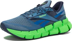 Reebok Floatzig Running Shoes for Men, Shadow/Twilight Blue/Solar Lime, 12.5