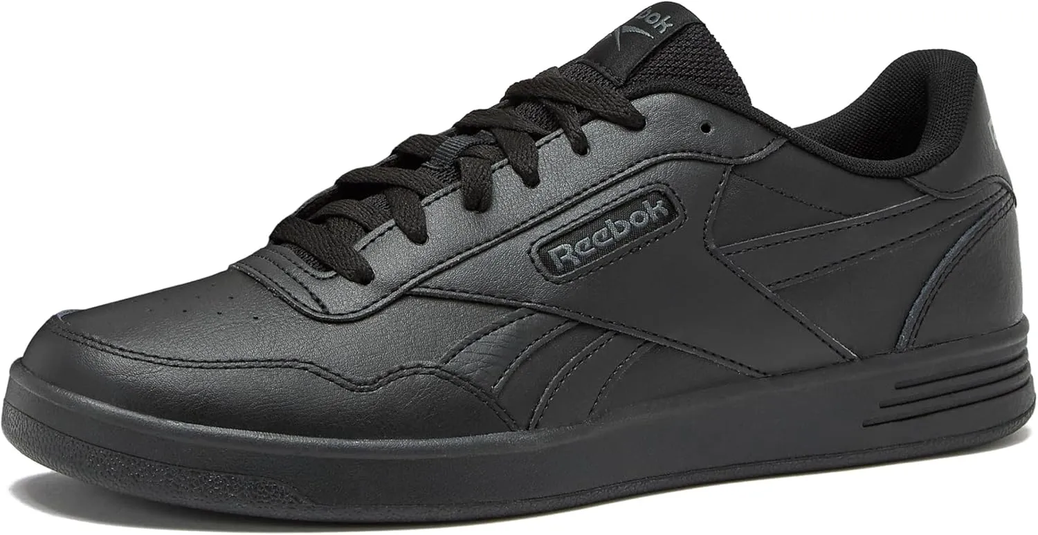 Reebok Unisex Court Advance Sneakers, Core Black/Pure Grey/Core Black, 9.5 US Men