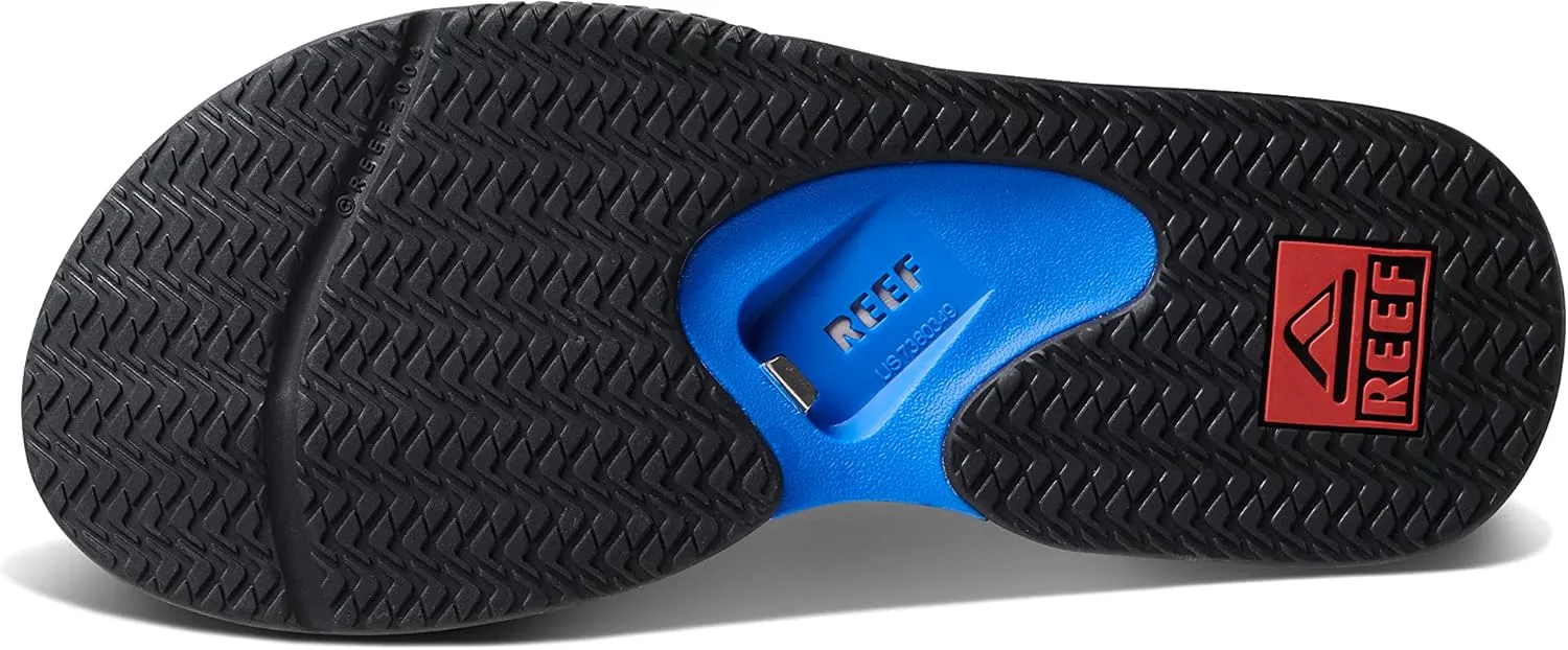 REEF Fanning Men's Bottle Opener Flip Flop, Arch Support, Durable Outsole, Water Friendly
