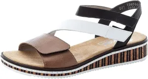 Rieker Women's Ankle Strap Sandal, 37/41 EU