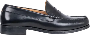 Rivet Leather Loafers - Black
