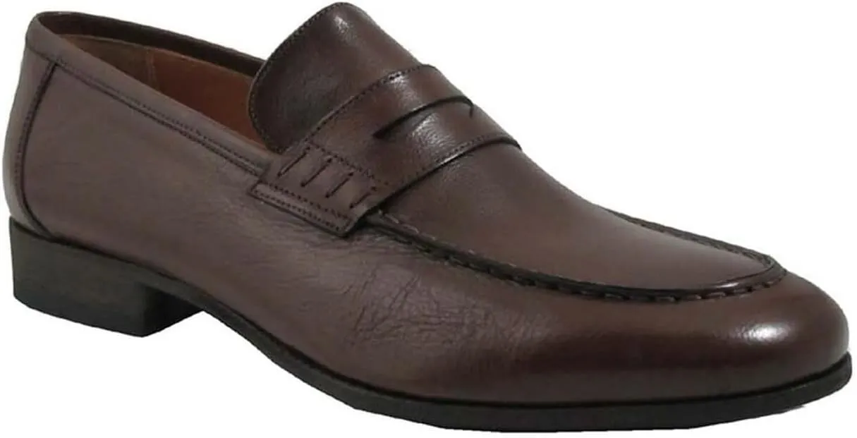 Rossi Men's Italian Leather 1876 Penny Loafers