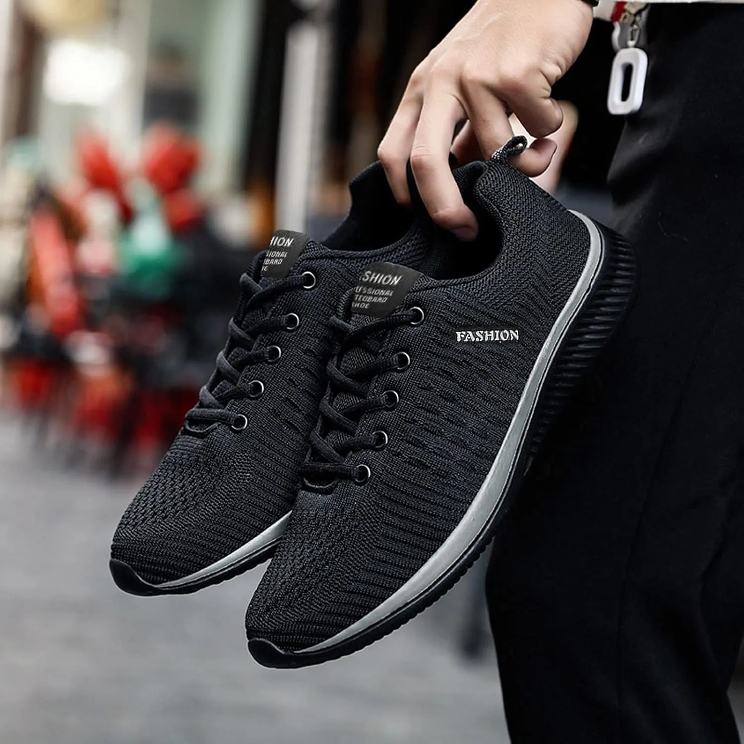 Running Sneakers for Women 2023 Black Womens Non Slip Work Shoes Wide Width Women Running Shoes Black and White Sneakers for Women Wide Width Black Women's Slip Resistant Shoes Size 8.5 Wide
