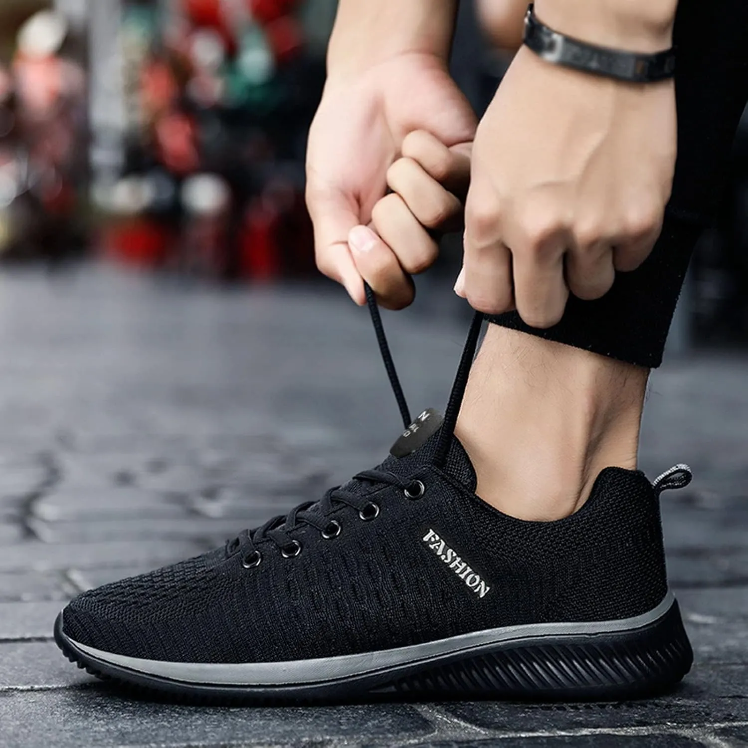 Running Sneakers for Women 2023 Black Womens Non Slip Work Shoes Wide Width Women Running Shoes Black and White Sneakers for Women Wide Width Black Women's Slip Resistant Shoes Size 8.5 Wide