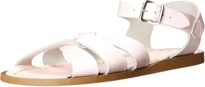Salt Water Sandals Girls' Salt Water Original Flat Sandal, Shiny Pink, 4 M US Toddler