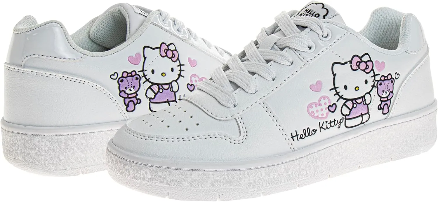 Sanrio Hello Kitty Sneakers for Girls - Kids Lightweight Athletic Breathable Casual Shoes (Little Kid - Big Kid)