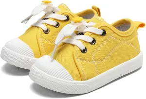 ShadowFax 3 Pairs Boy's Girl's Kids Canvas Shoes Slip-On Lightweight Sneakers